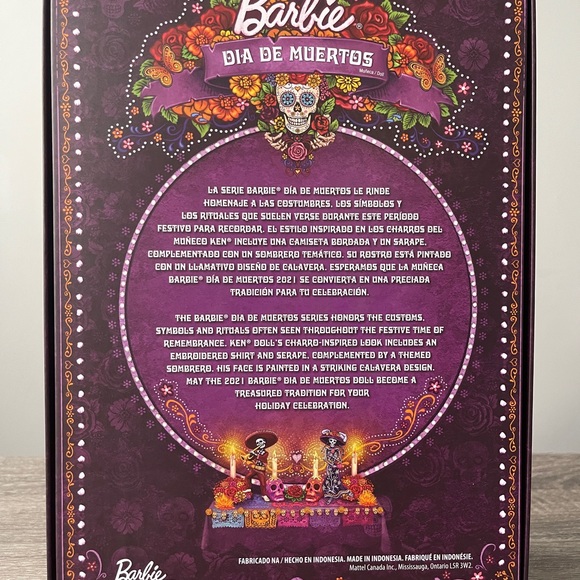 Barbie Dia De Muertos series Ken 2021 New, - Picture 4 of 4
